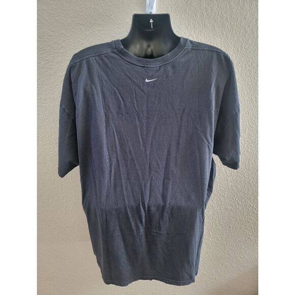 Nike Air Men's Blue Rare Short Sleeve Logo Stitch Detail Graphic Tee 3XL - Picture 2 of 4